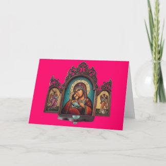 Tarjeta de Madonna Tryptich