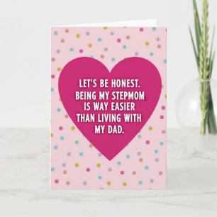 Tarjeta de Madrastra Más Fácil Que Papá