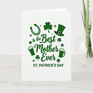 Tarjeta de Madre de Patrón de Trébol