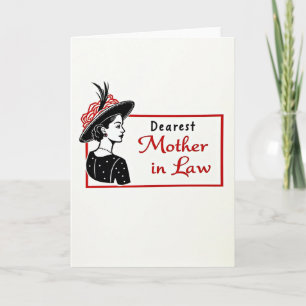 Tarjeta de Madre Encanto Vintage