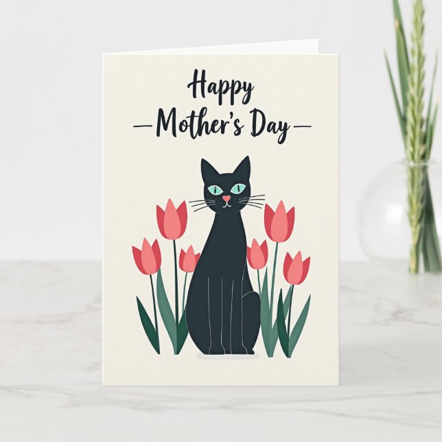Tarjeta de Madre Pet Estilizada (Anverso)