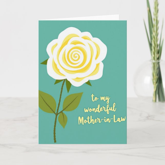 Tarjeta de Madres Botánicas Verde Azulado (Anverso)
