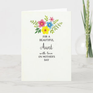 Tarjeta de Madres Cielo Florido Azul