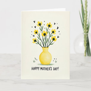 Tarjeta de Madres de Familia con Sentimiento