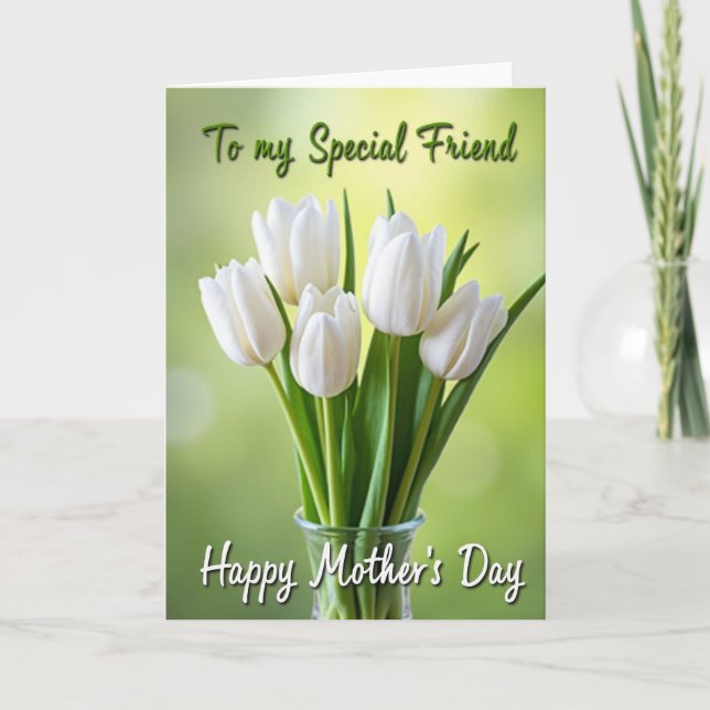Tarjeta de Madres de Green Spring (Anverso)