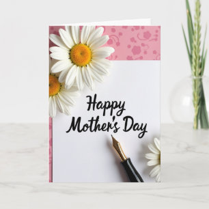 Tarjeta de Madres de la Flor Blanca
