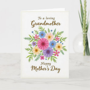 Tarjeta de Madres Flor Alegre