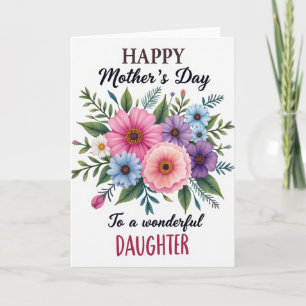 Tarjeta de Madres Floral Encantadora