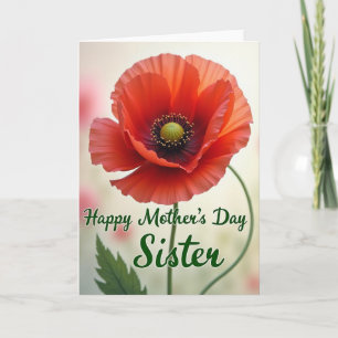 Tarjeta de Madres Pétalo Carmesí