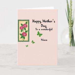 Tarjeta de Madres Rosa Esmeralda