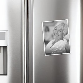 Tarjeta De Magnet Funeral De La Celebración De La 