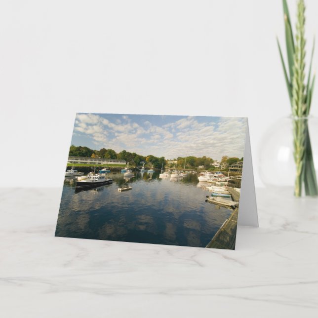 Tarjeta de Maine de la ensenada de Perkins (Anverso)