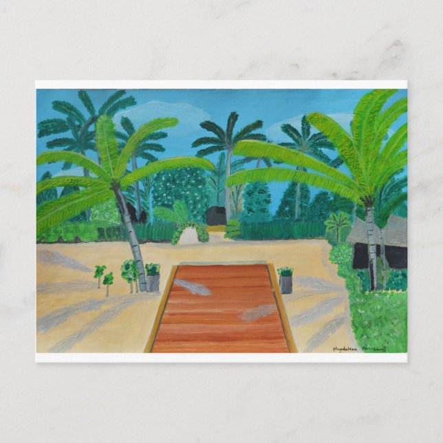 Tarjeta de Maldivas (Anverso)