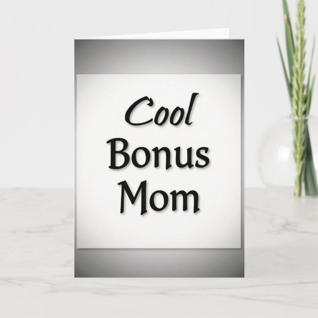 Tarjeta de Mamá de Bonificación Genial (Anverso)