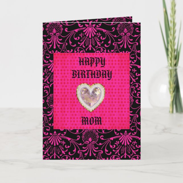 Tarjeta de mamá de cumpleaños (Anverso)