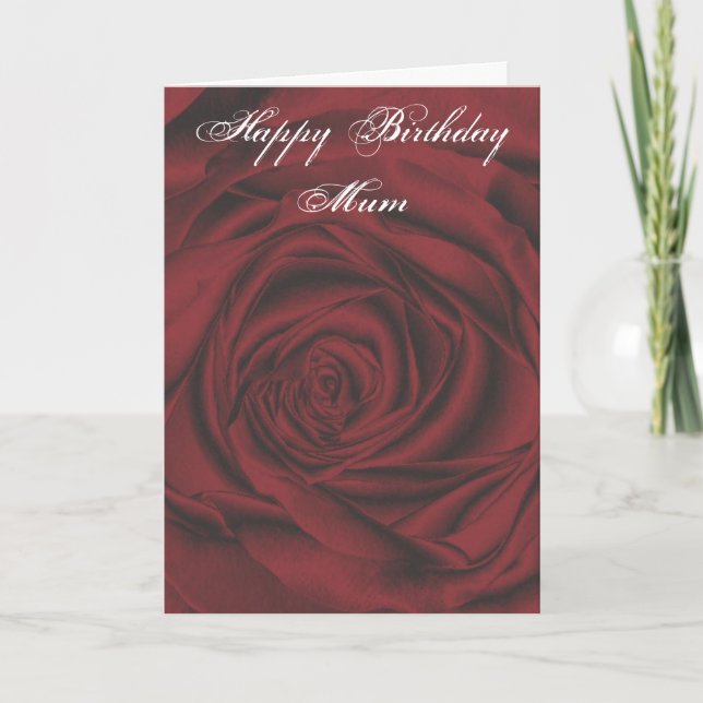 Tarjeta de Mamá de cumpleaños feliz (Anverso)
