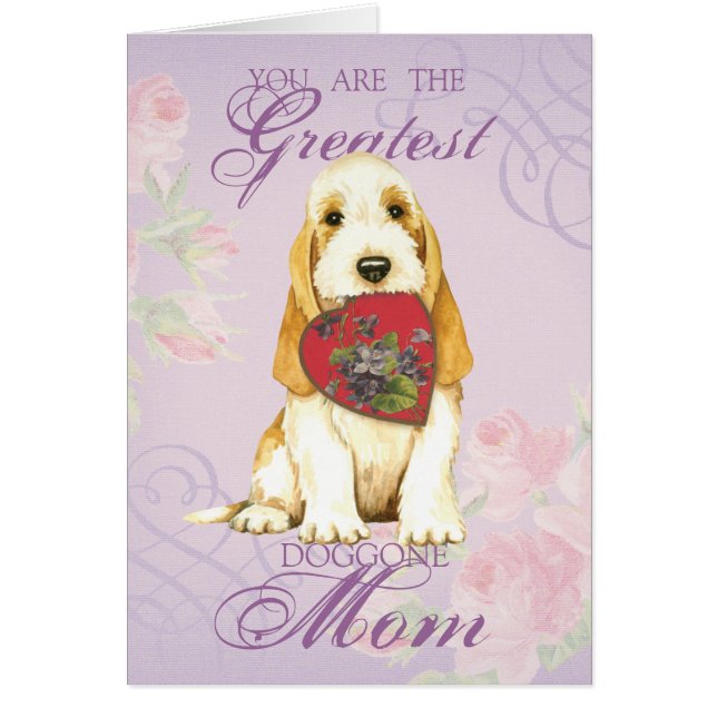 Tarjeta de mamá del corazón de GBGV (Frente)