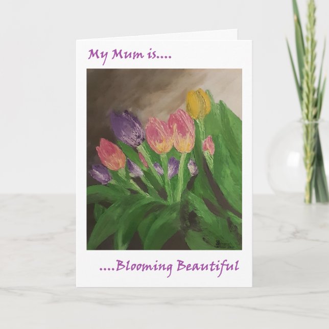 Tarjeta de Mamá/Día de la Madre (Anverso)