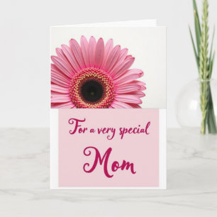 Tarjeta de Mamá Flor de Fucsia