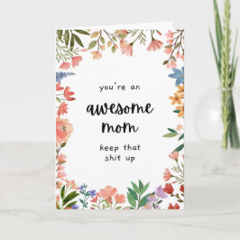 Tarjeta de Mamá Increíble - Tarjeta Divertida del