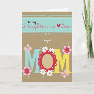 Tarjeta de Mamá para Nuera Dulce