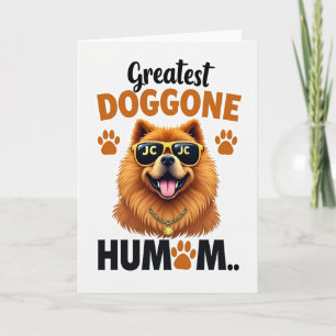 Tarjeta de Mamá Perro Mejor Día de Todos