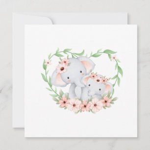 Tarjeta de mamá y bebé