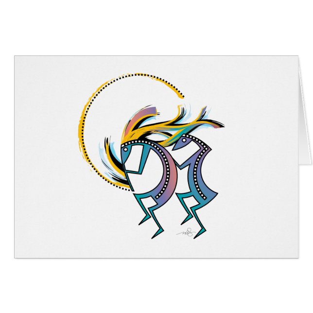 Tarjeta de maná Kokopelli y Kokopelli (Anverso (Horizontal))