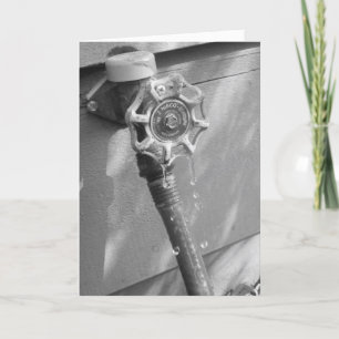 Tarjeta de «Manguera de jardín goteante» para dese