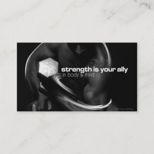 Tarjeta de mano de entrenamiento de fuerza