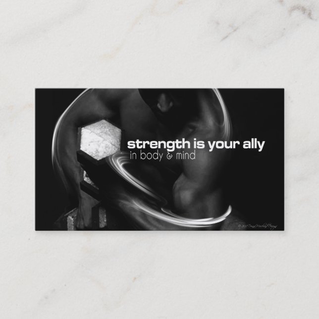 Tarjeta de mano de entrenamiento de fuerza (Anverso)