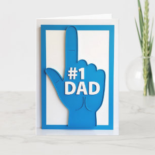 Tarjeta de mano para el Día del Padre más selecto