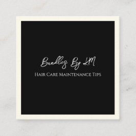 Tarjeta de mantenimiento del paquete de peluca hai