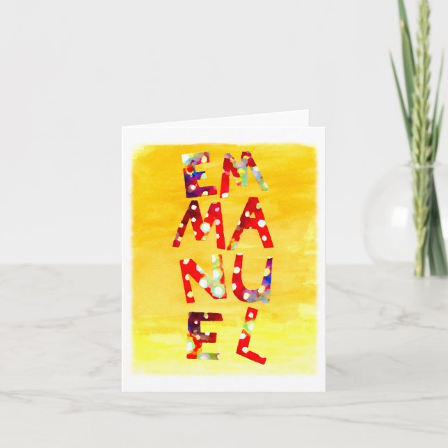 Tarjeta de Manuel (Anverso)