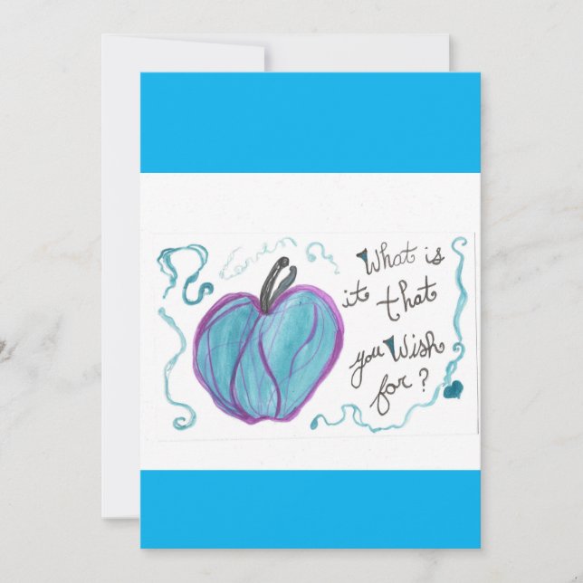 Tarjeta de Manzana de Cuento de Hadas (Anverso)