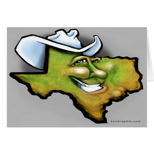 Tarjeta de mapa del país de TX Hill (Anverso (Horizontal))