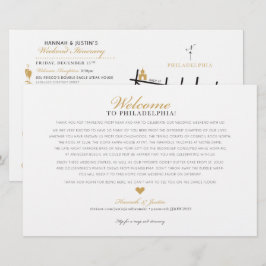Tarjeta de mapa tinerario del Boda de bienvenida -