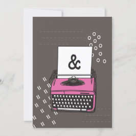 Tarjeta de máquina de escribir - Ampersand