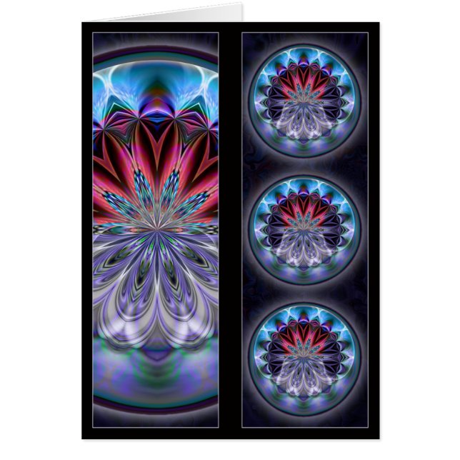 Tarjeta de marca de libro de Mandala de IceFire (Frente)