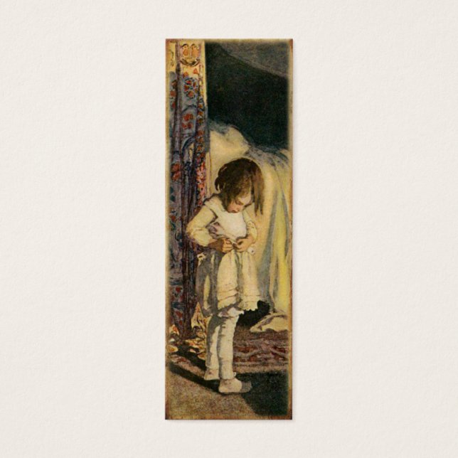 Tarjeta de marcadores de época con Ilustracion com (Frente)