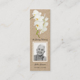 Tarjeta de marcadores de fotos de la oración del f