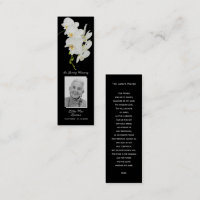 Tarjeta de marcadores de fotos de la oración del f