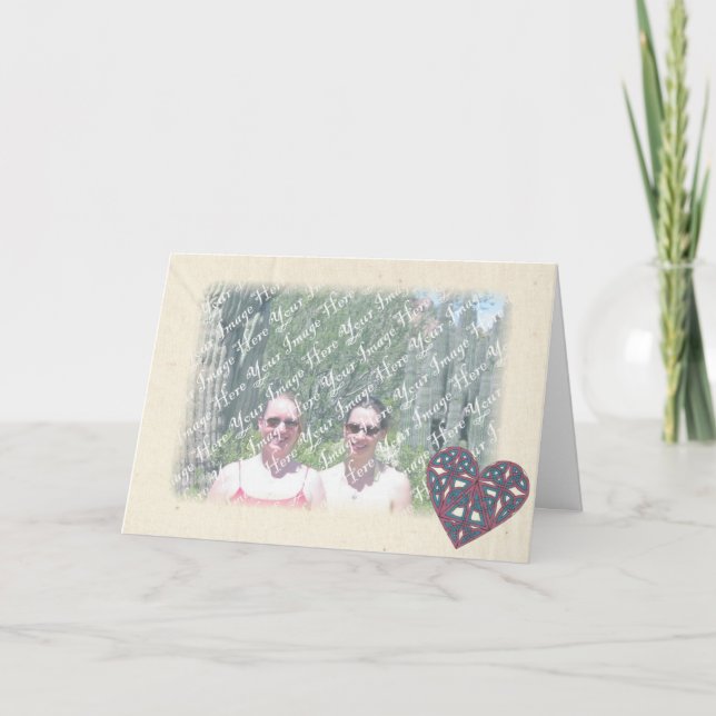 tarjeta de marco de corazón celta 1 (Anverso)