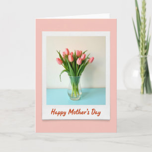 Tarjeta de Marco Floral de Melocotón