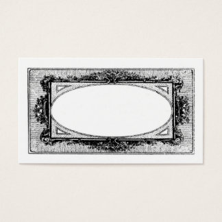 Tarjeta de marco francesa antigua