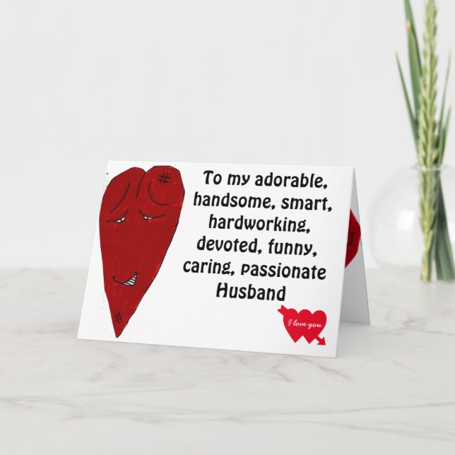 TARJETA DE MARIDO SAN VALENTÍN MI MEJOR MITAD (Anverso)