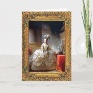 Tarjeta de Marie Antonieta