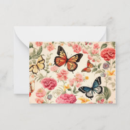Tarjeta de mariposa