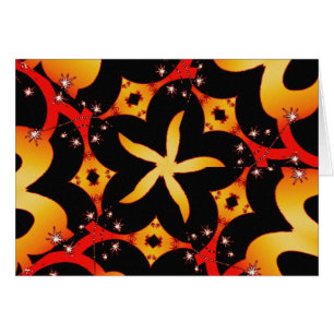 tarjeta de mariposa abstracta