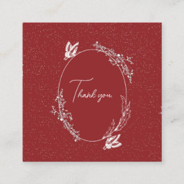 Tarjeta de Mariposa Borgoña